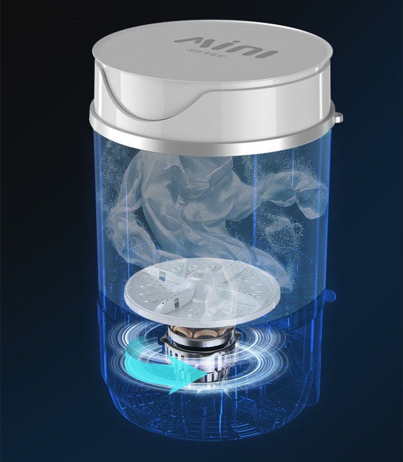 Semi-Automatic Mini Powerful Washing Machine - Image 6