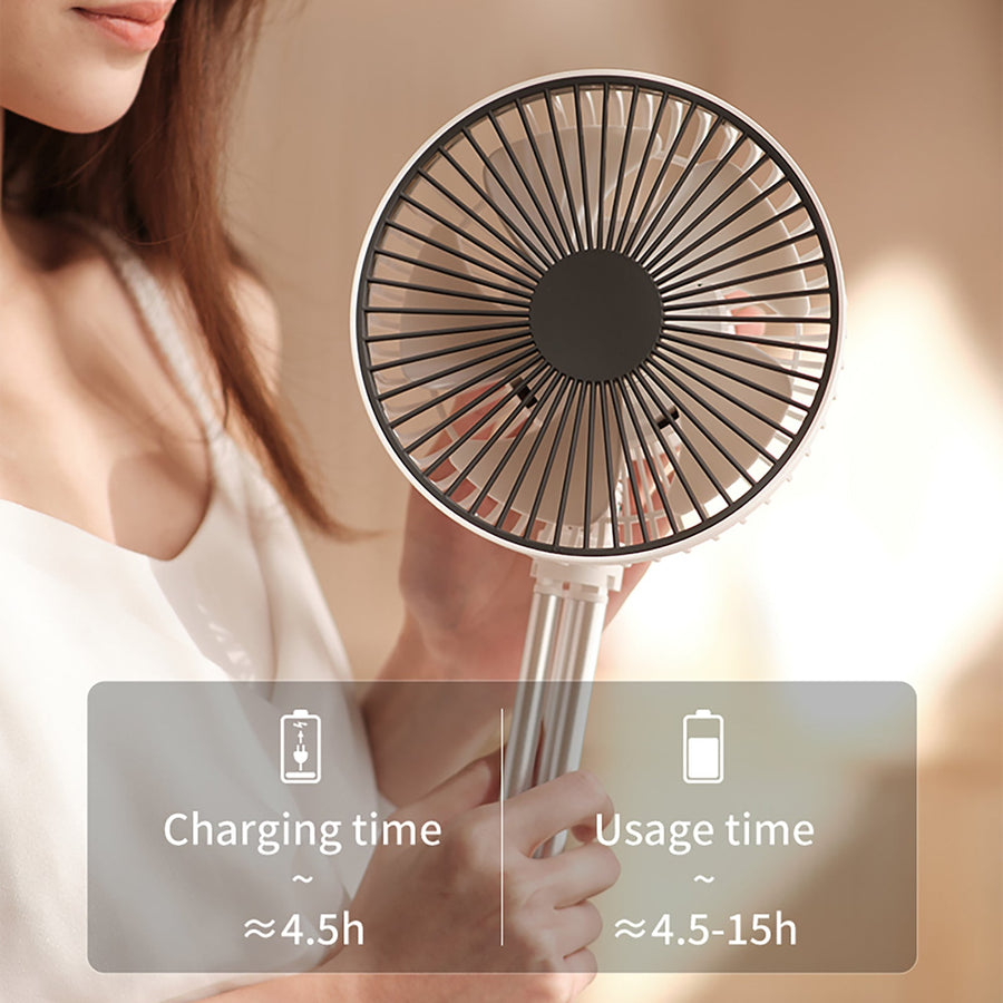 Portable Rechargeable Power Bank Fan Light - Image 4