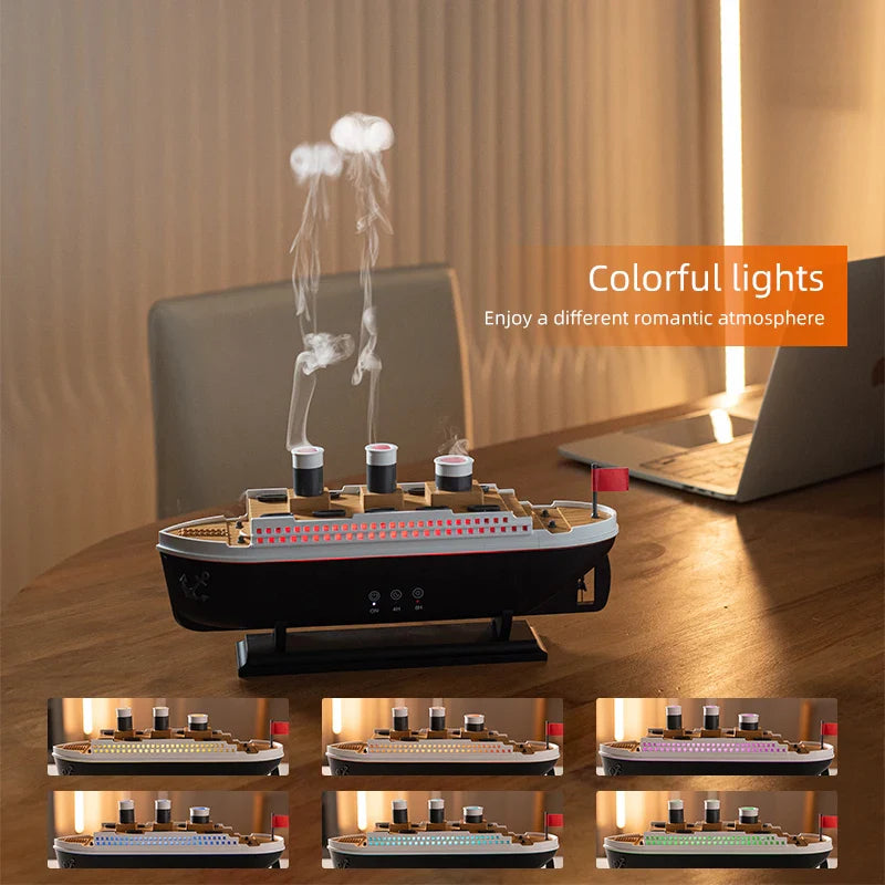 Luxury Ocean Liner Electric Aromatherapy Air Humidifier - Image 3