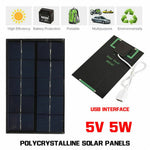 Emergency Hike Solar USB Portable Charger Panel