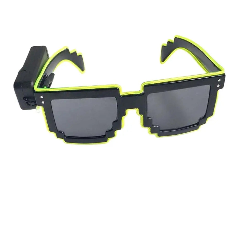 Flashing Luminous 8-Bit Stylish Party Glasses - Image 4