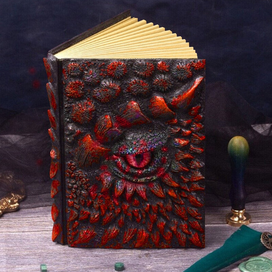 Vintage 3D Dragon Notebook - Image 4