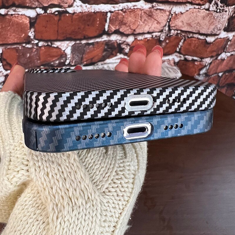 Carbon Fiber Magsafe Magnetic iPhone Case - Image 5