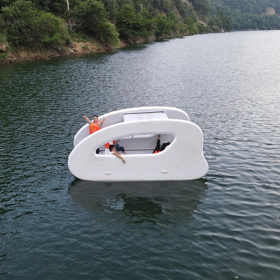 Futuristic Capsule Inflatable Fishing Boat - Image 6