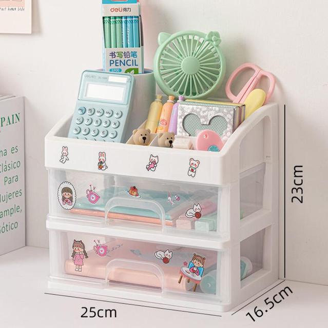 Tidy Tower Desk Organizer Storage Box - Image 3