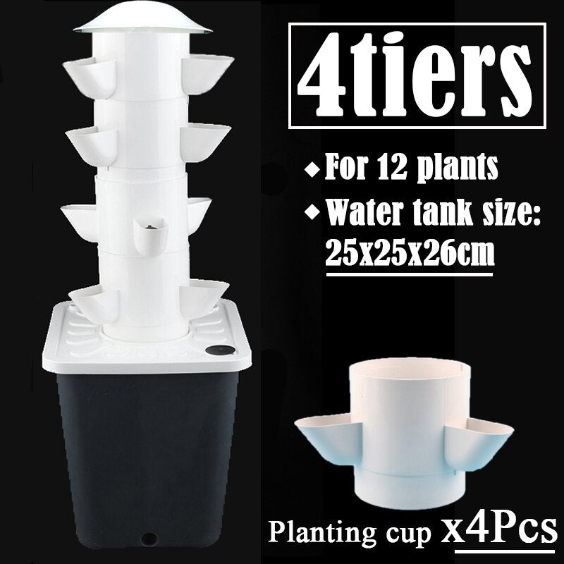 Green Life Vertical Hydroponic Home Gardening Kit - Image 7