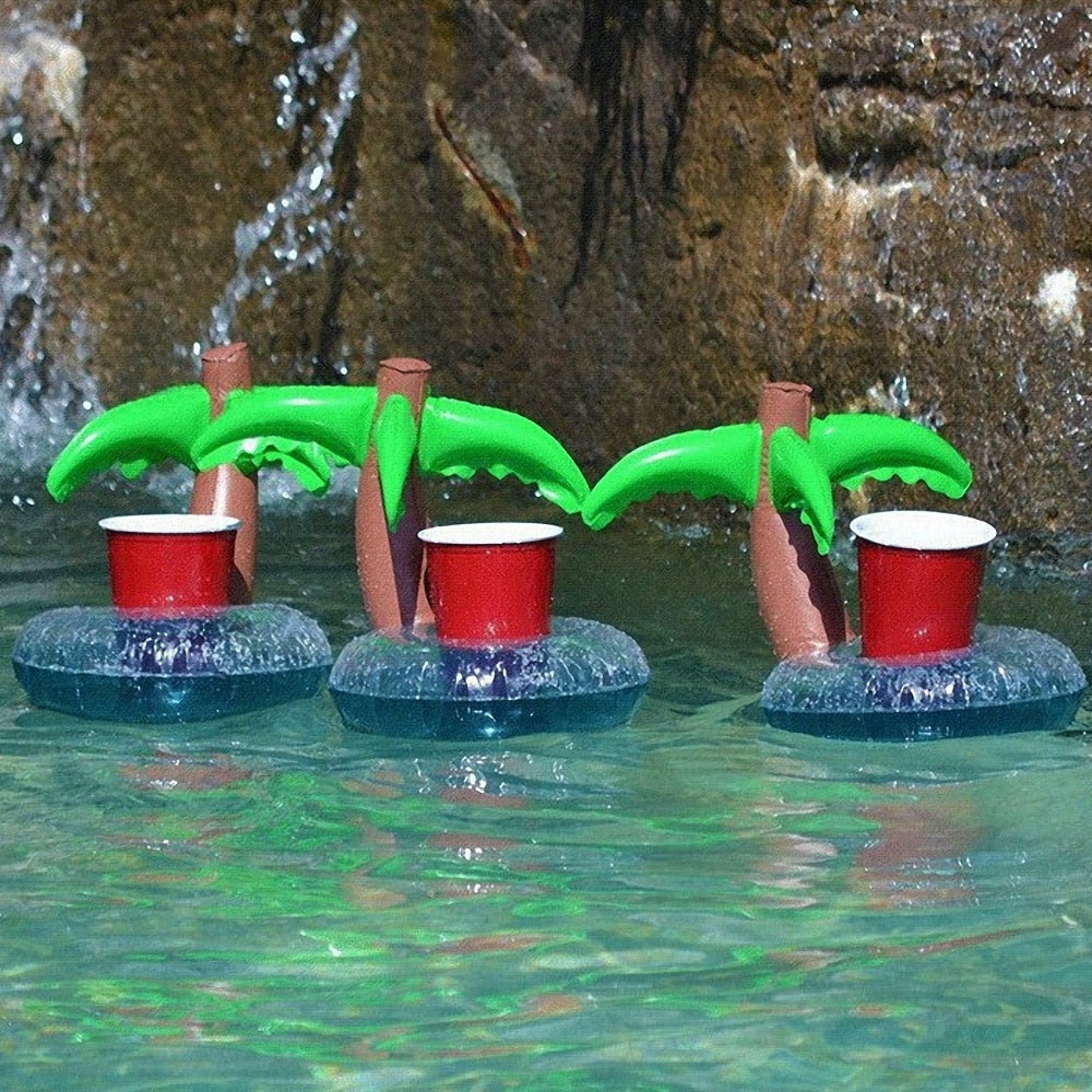 Inflatable Cherry Floating Pool Cup Holder