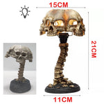 Skeleton Skull Table Lamp