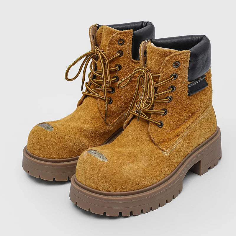 Mossy Green Anti-Slip Combat Boots - Image 6