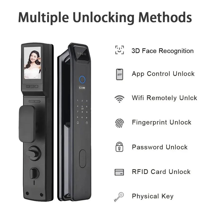 Automatic Secure Face Recognition Smart Fingerprint Door Lock - Image 6