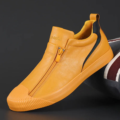 Autumn Vibe Leather Men Casual Shoes - Image 0