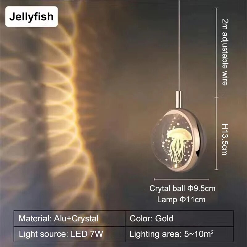 Romantic Crystal Rotating Mood LED Lights - Image 9