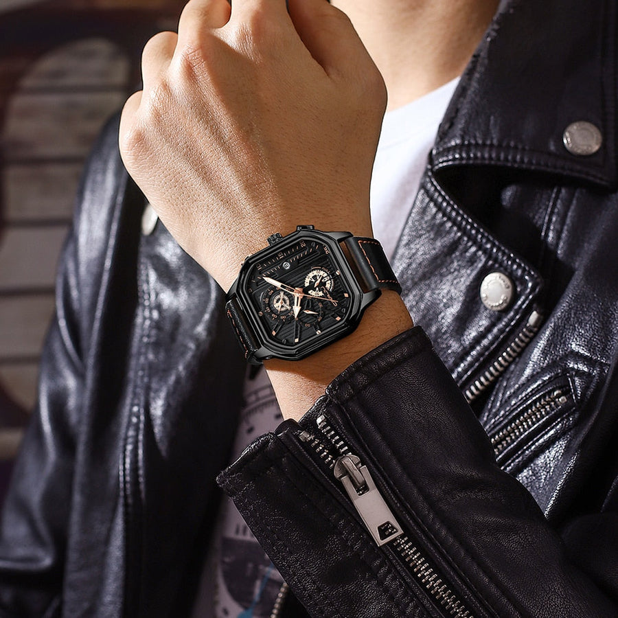 Wavefront Timely Square Waterproof Watch - Image 4