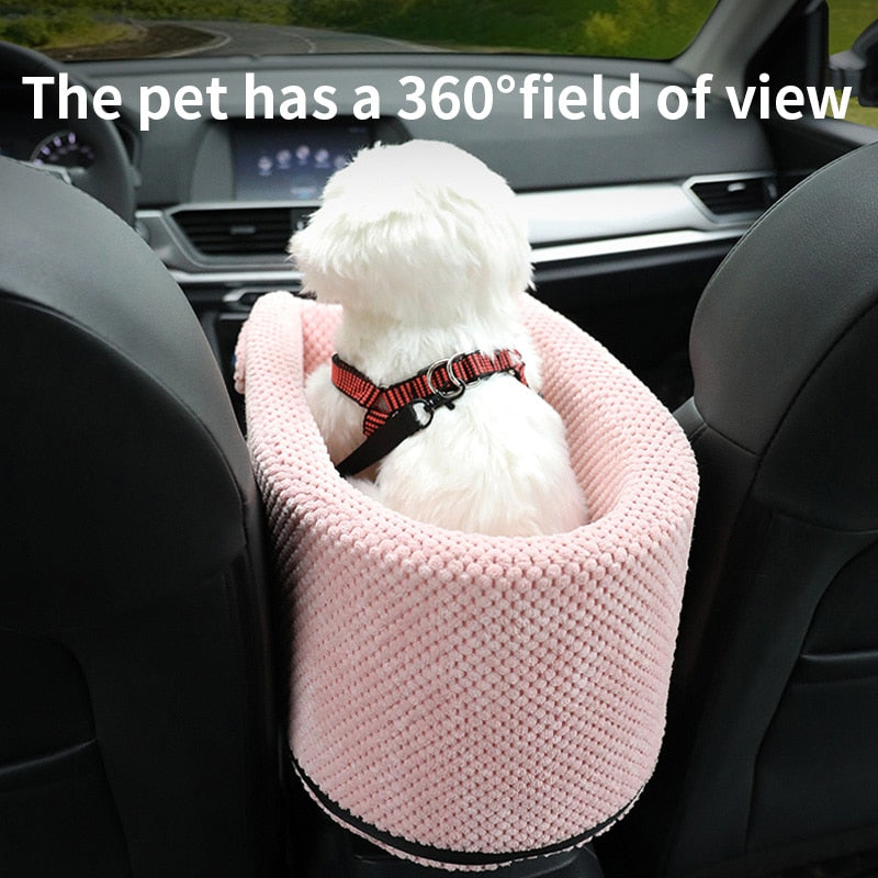 Car Armrest Pet Safe Carrier Box - Image 6