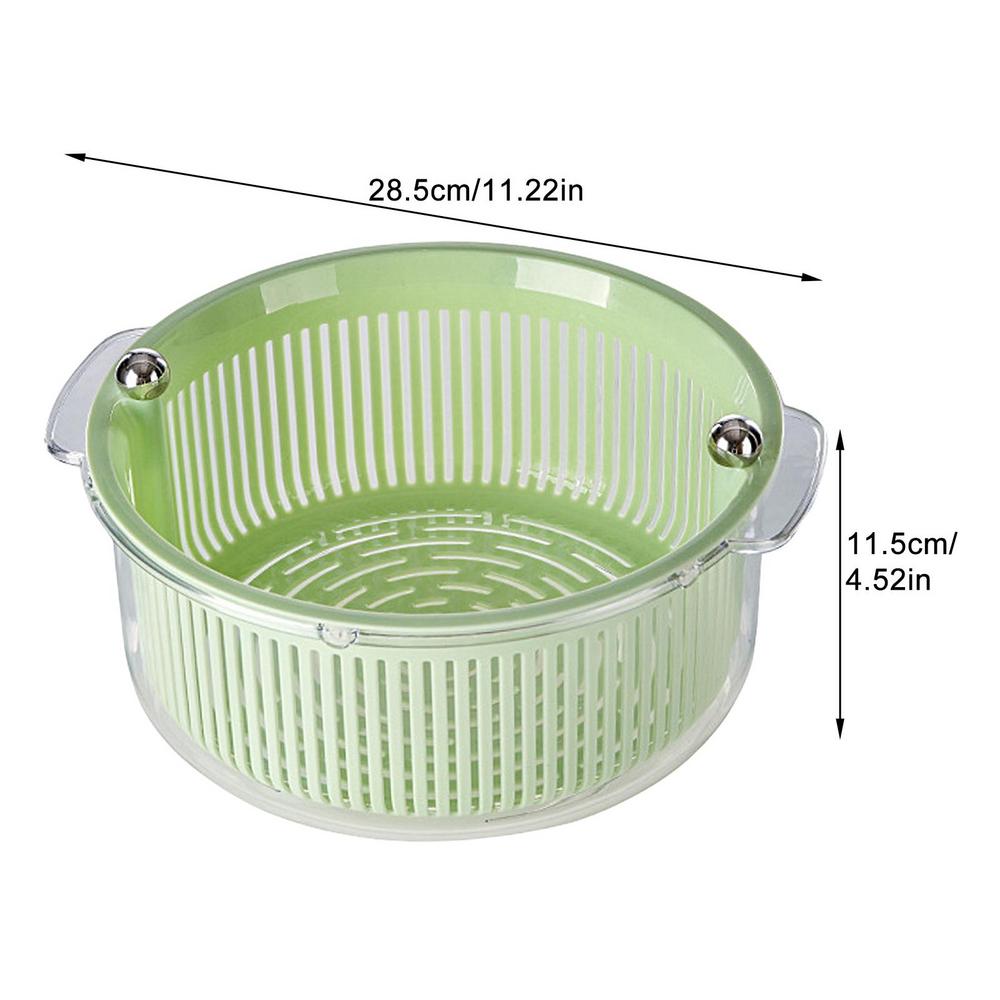 Manual Spin Vegetable Drainer Basket