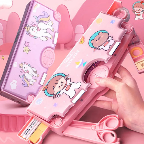 Korean Style Cute Multifunctional Kids Pencil Case - Image 0