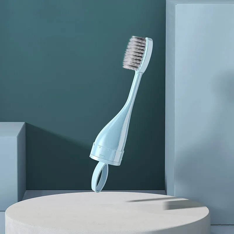 Foldable Travel Brush Toothpaste Holder Set - Image 4