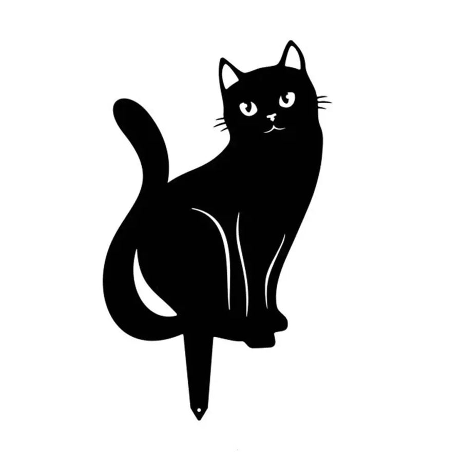 Mystical Black Cat Creative Garden Figure - Image 9