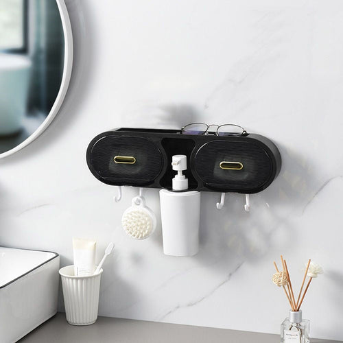 Wall-Mounted Waterproof Bathroom Storage Rack - Image 0