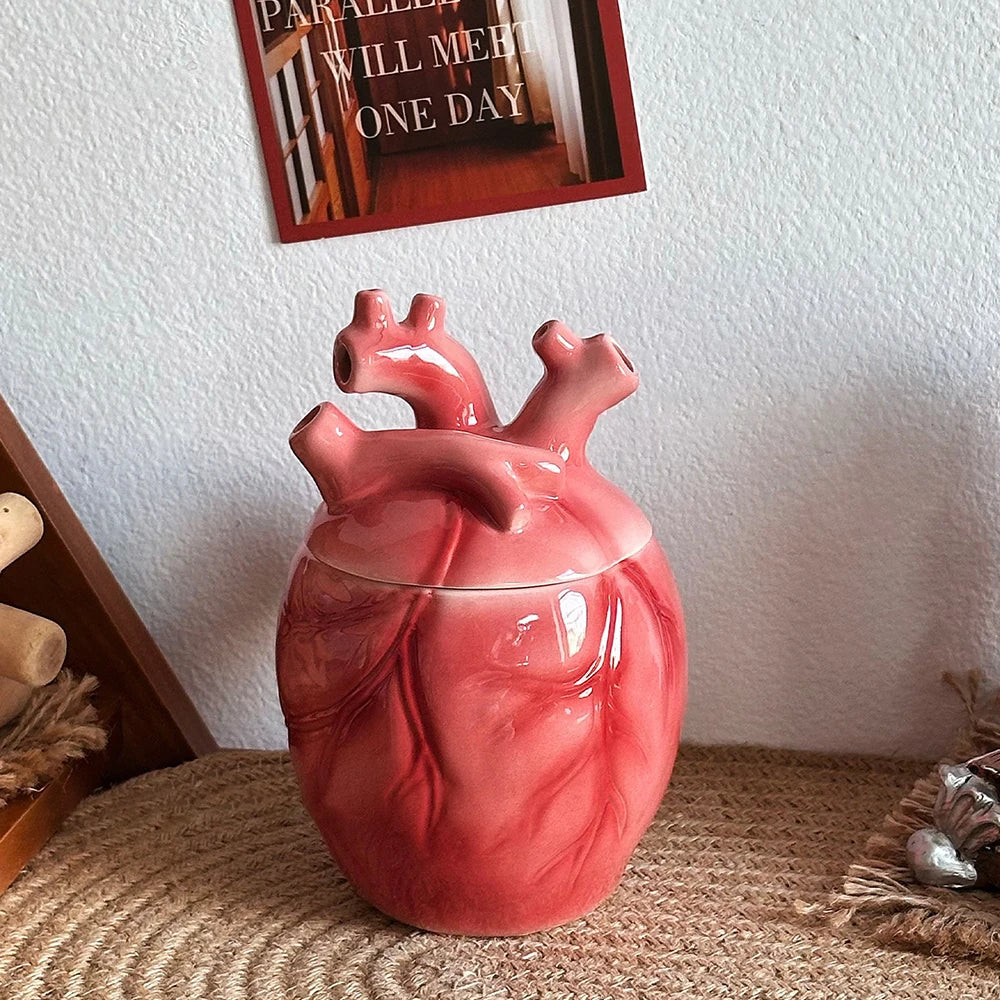 Skip a Beat Anatomical Heart Coffee Mug