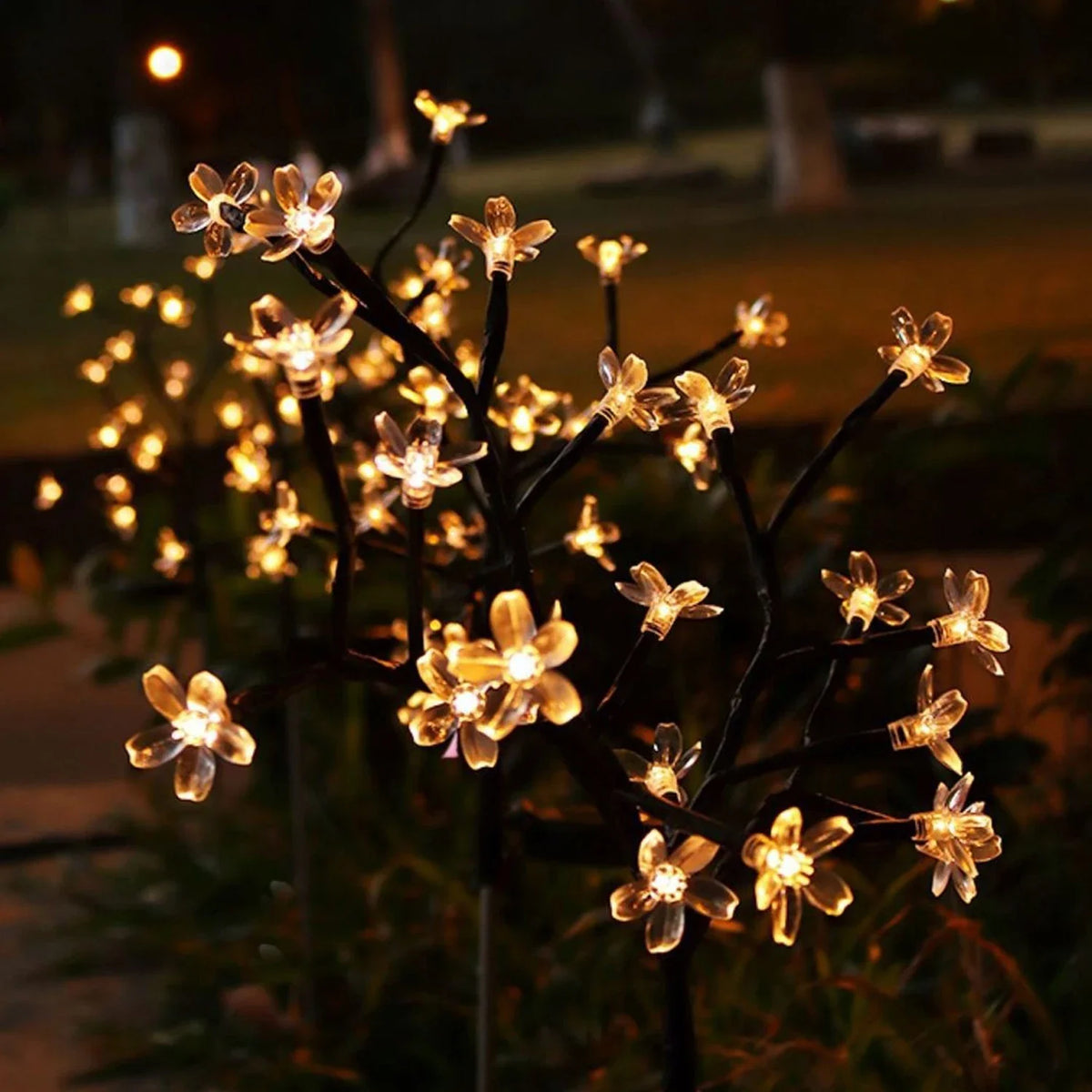 Sakura Tree Solar Flower Pathway Outdoor Lights · Mavigadget