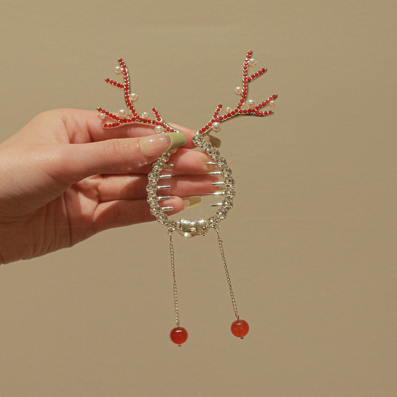 Romance Antler Ponytail Holder Hair Clip