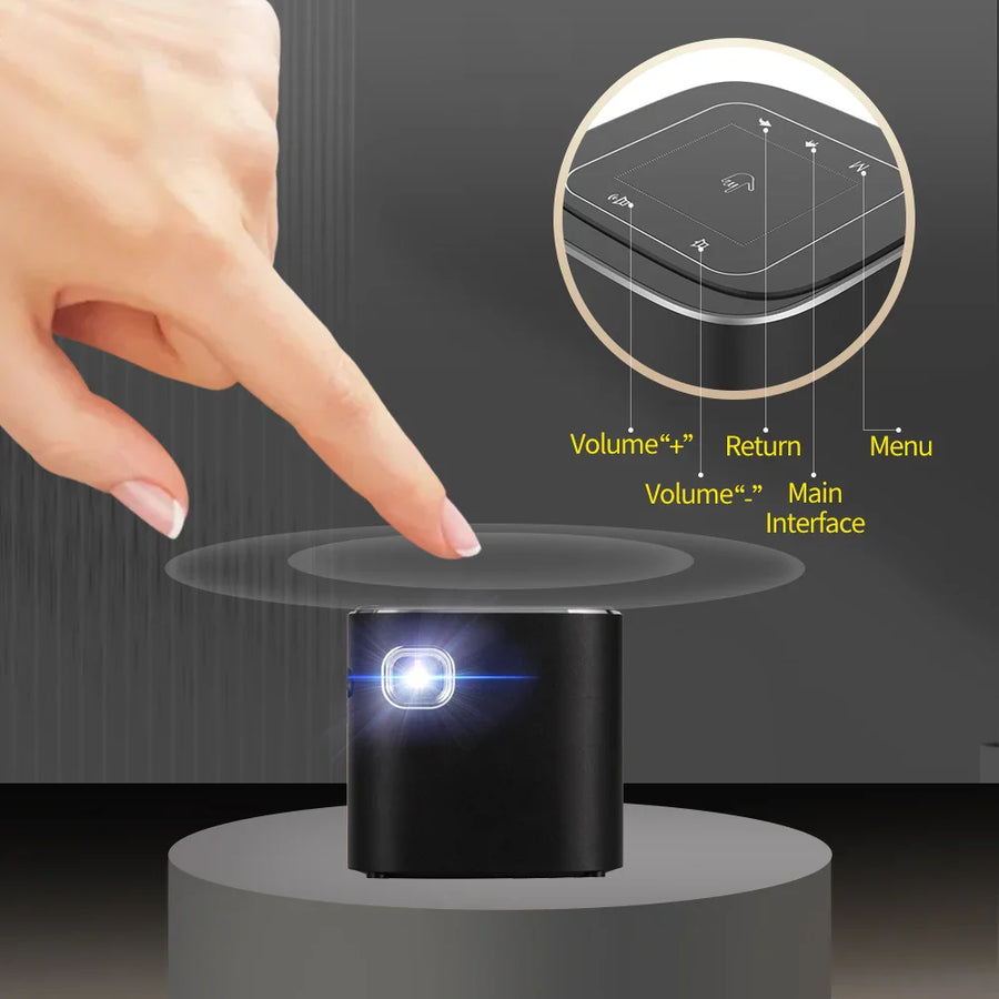 4K Cinema View Portable Smart Mini Projector - Image 2
