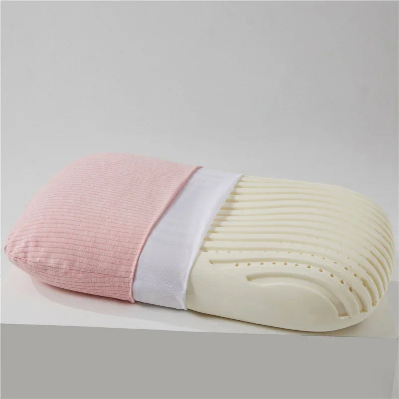 Therapeutic Cotton Cover Natural Latex Pillow - Image 6