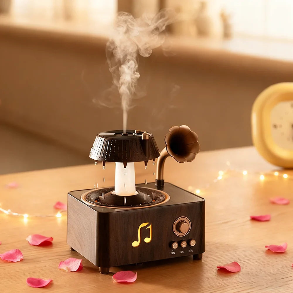 Vintage Rotating Gramophone Air Humidifier - Image 2