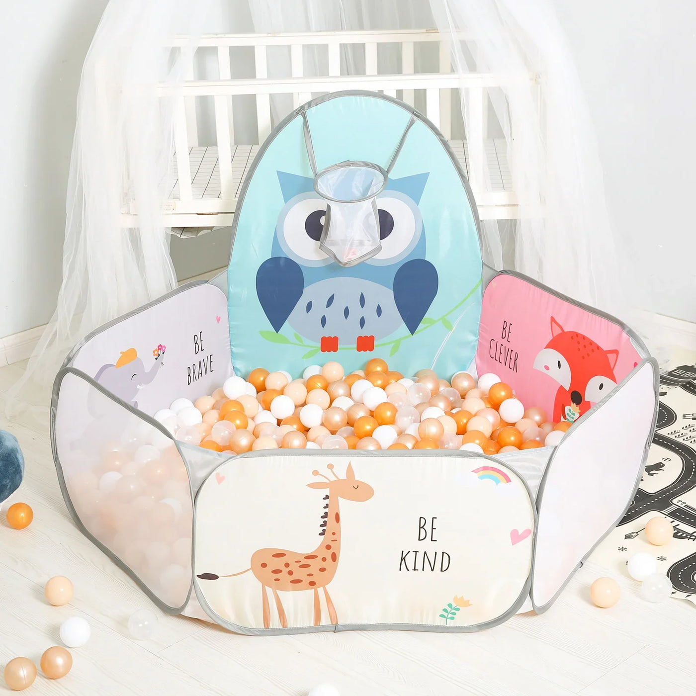 Kids Party Foldable Indoor Outdoor Play Pool - Image 6