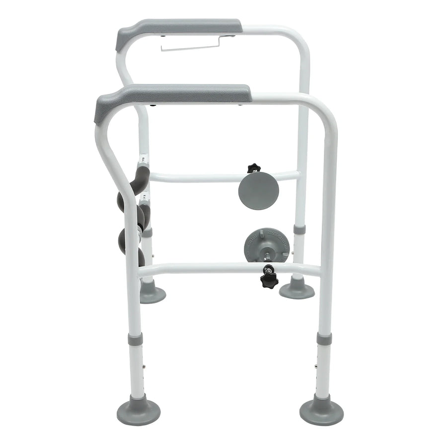 Adjustable Height Toilet Elderly Care Comfort Safety Rails - Image 6