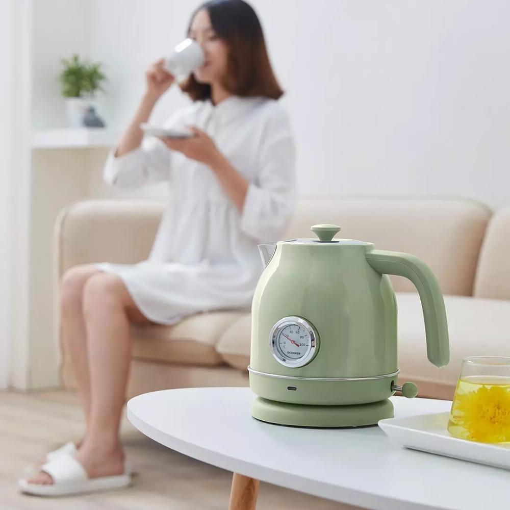 Retro Style Electric Temperature Control Kettle