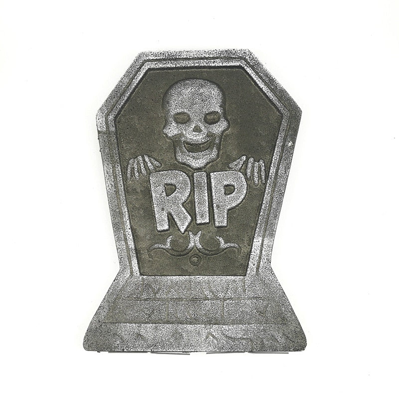 Foam Skeleton Halloween Tombstone - Image 5