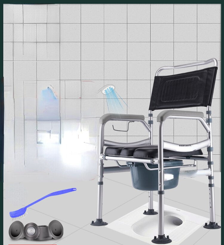 Elderly Helper Solid Toilet Chair - Image 0