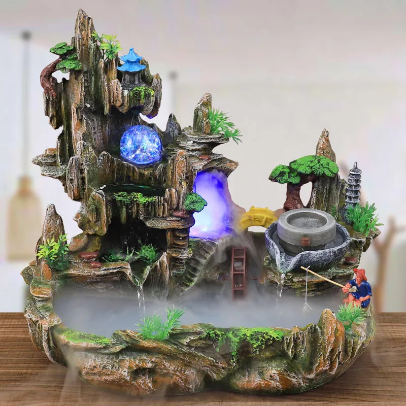 Mystic City Lucky Feng Water Circulation Small Home Decor