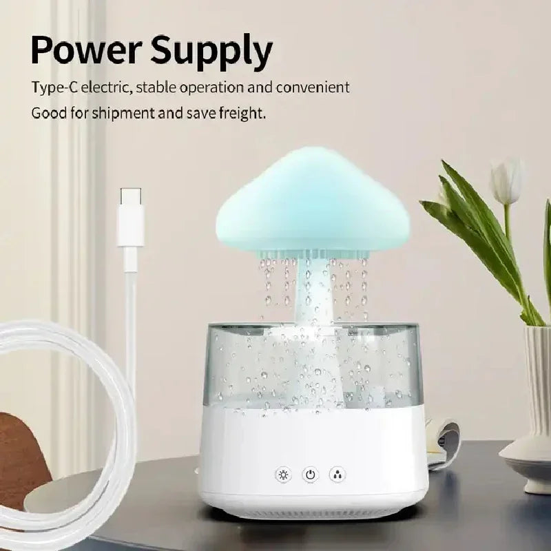 Cloud Rain Forest Aromatherapy Humidifier Lamp - Image 7