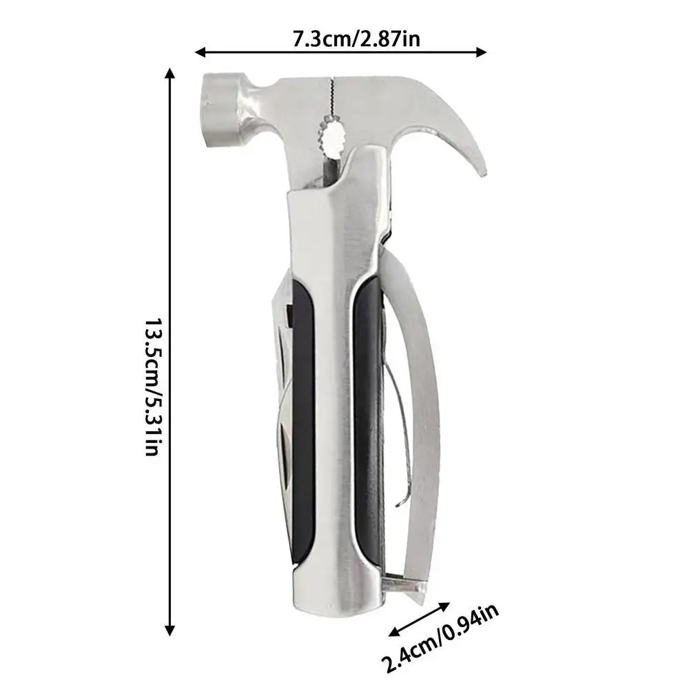 10in1 Portable Pro Camping Hammer Tool