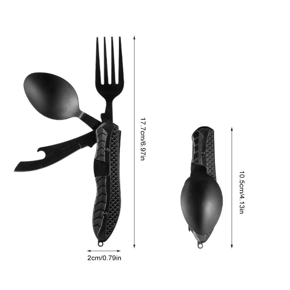 4in1 Easy Cary Travel Cutlery Tool