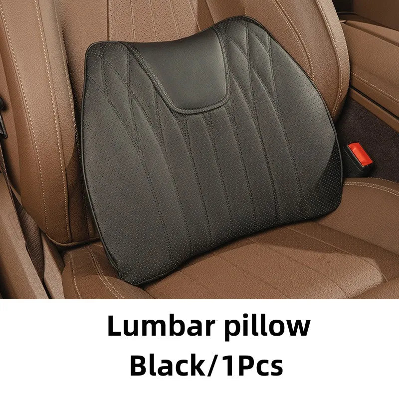 Leather Breathable Comfy Premium Car Seat Cushion - Image 15
