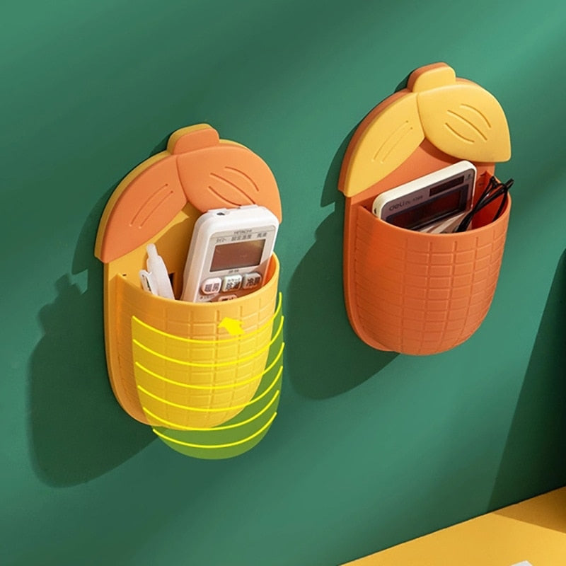 Leaf Shaped Punch Free Wall Storage Rack - Image 0