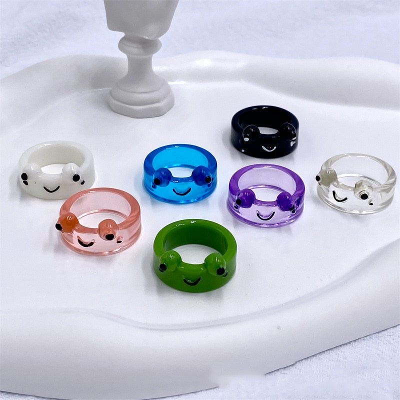 Smiling Frog Kids Ring - Image 2