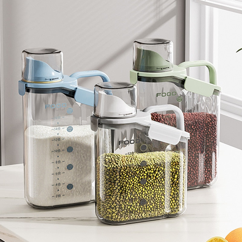 Transparent Measuring Food Storage Dispenser - Image 0