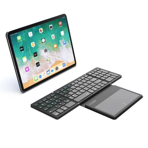 Foldable Mini Wireless Touchpad Keyboard - Image 0
