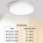 Natural Room Sleek LED Ceiling Light