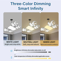 Summer Cool Multi-Propeller Modern LED Ceiling Fan - Image 2