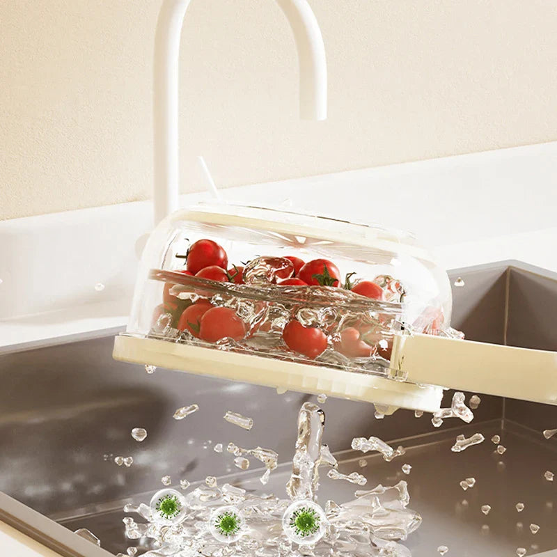 Space Saving Vegetable Fruit Drainer Basket - Image 2