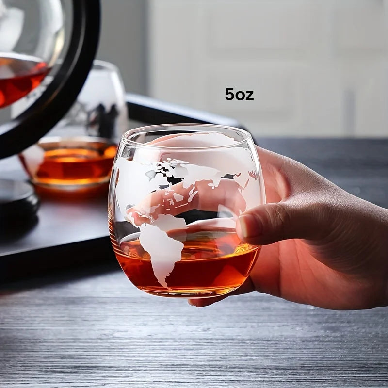 Creative Globe Decanter Set - Image 2