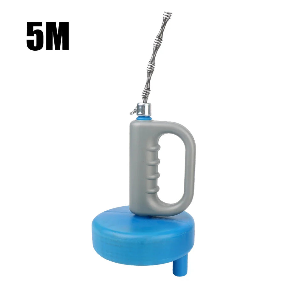 Manual Hand-Crank Drain Snake Shape Plumbing Tool - Image 9