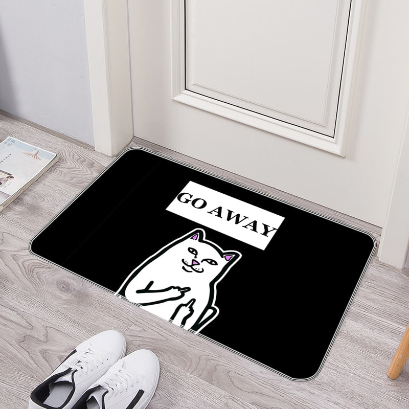 Please Go Away Washable Funny Non-Slip Doormat - Image 5