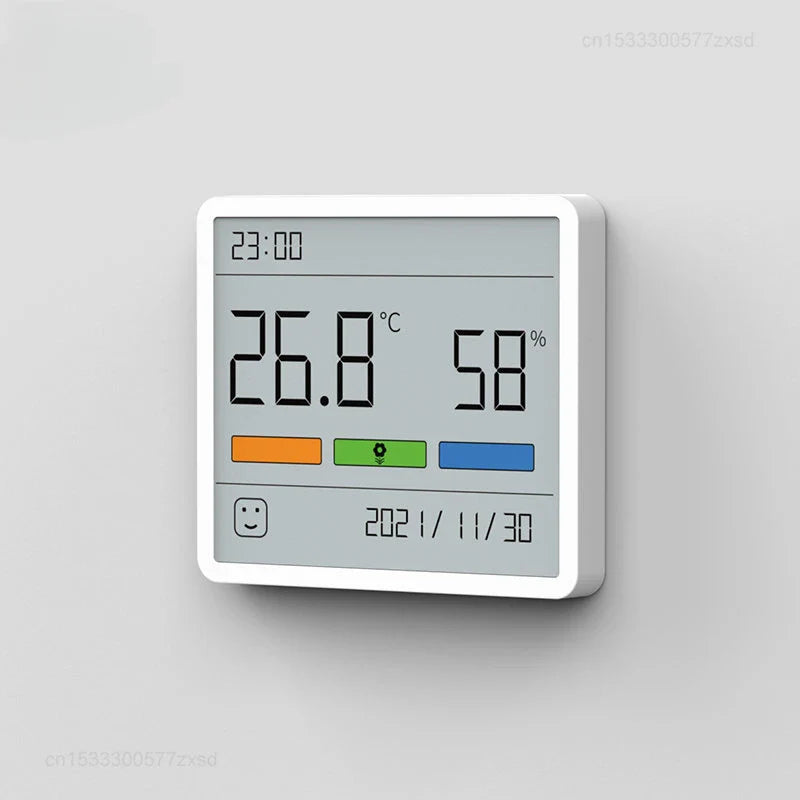 All-in-One Indoor Humidity Meter Clock Digital Thermometer - Image 0